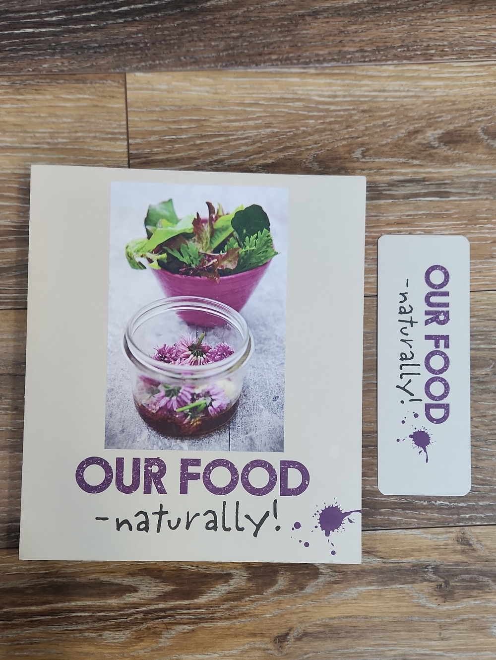 Ikea Our Food Naturally Cookbook & Bookmark